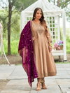 Volvo By Aanchi Vichitra Silk Kurti With Bottom Dupatta Wholesale Price In Surat